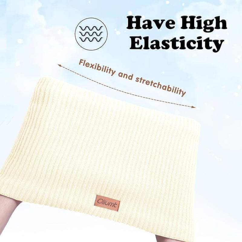 Oliumt Kids Neck Warmer Winter Neck Gaiters Knitted Infinity Scarf for Boys Girls Fleece Lined Ski Mask for Cold Weather - Image 4